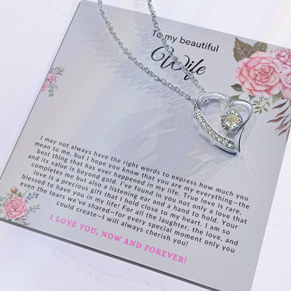 Wife Heart Necklace | Gifts for Her