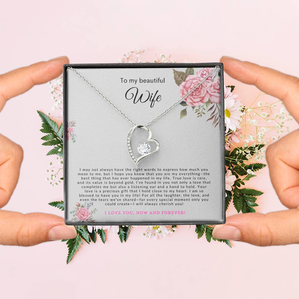 Wife Heart Necklace | Gifts for Her