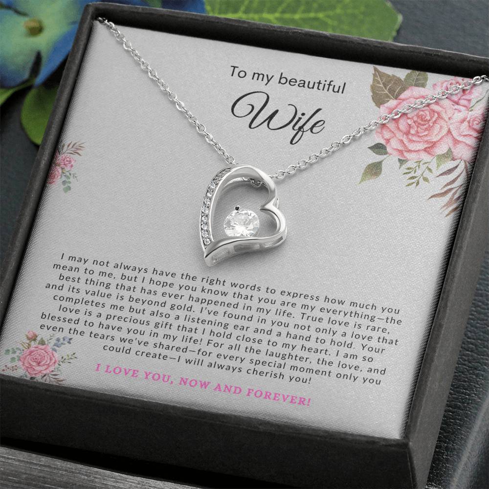 Wife Heart Necklace | Gifts for Her