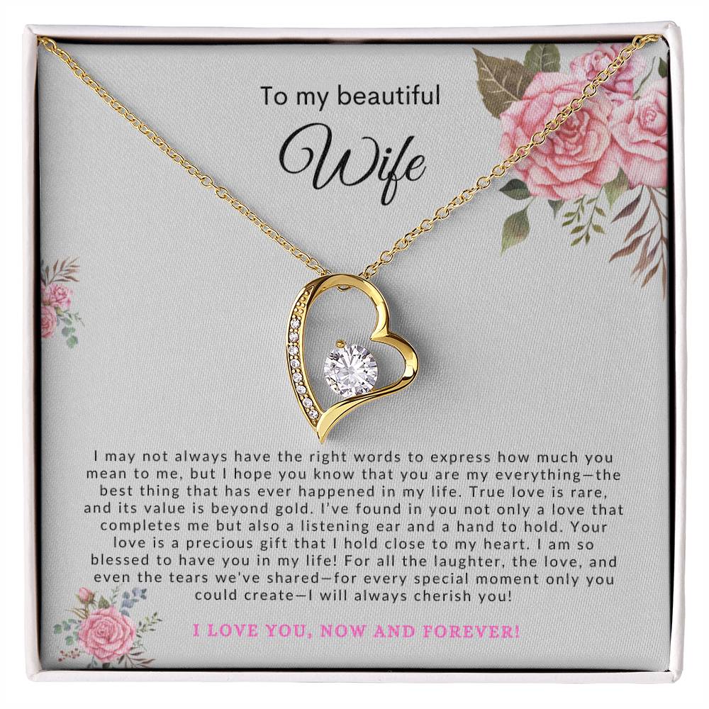 Wife Heart Necklace | Gifts for Her