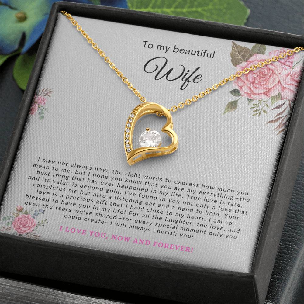 Wife Heart Necklace | Gifts for Her