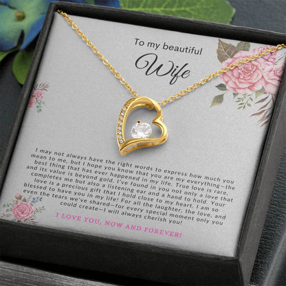 Wife Heart Necklace | Gifts for Her