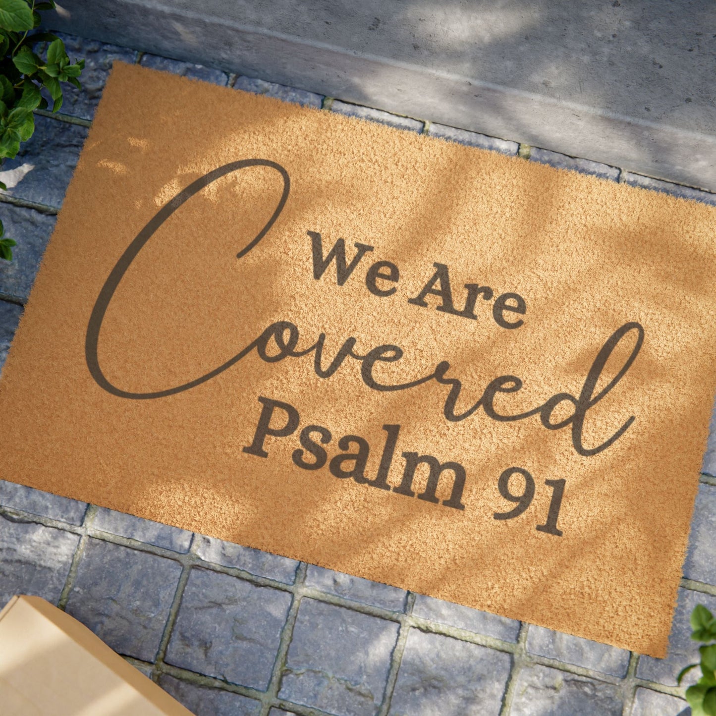Inspirational Welcome Doormat