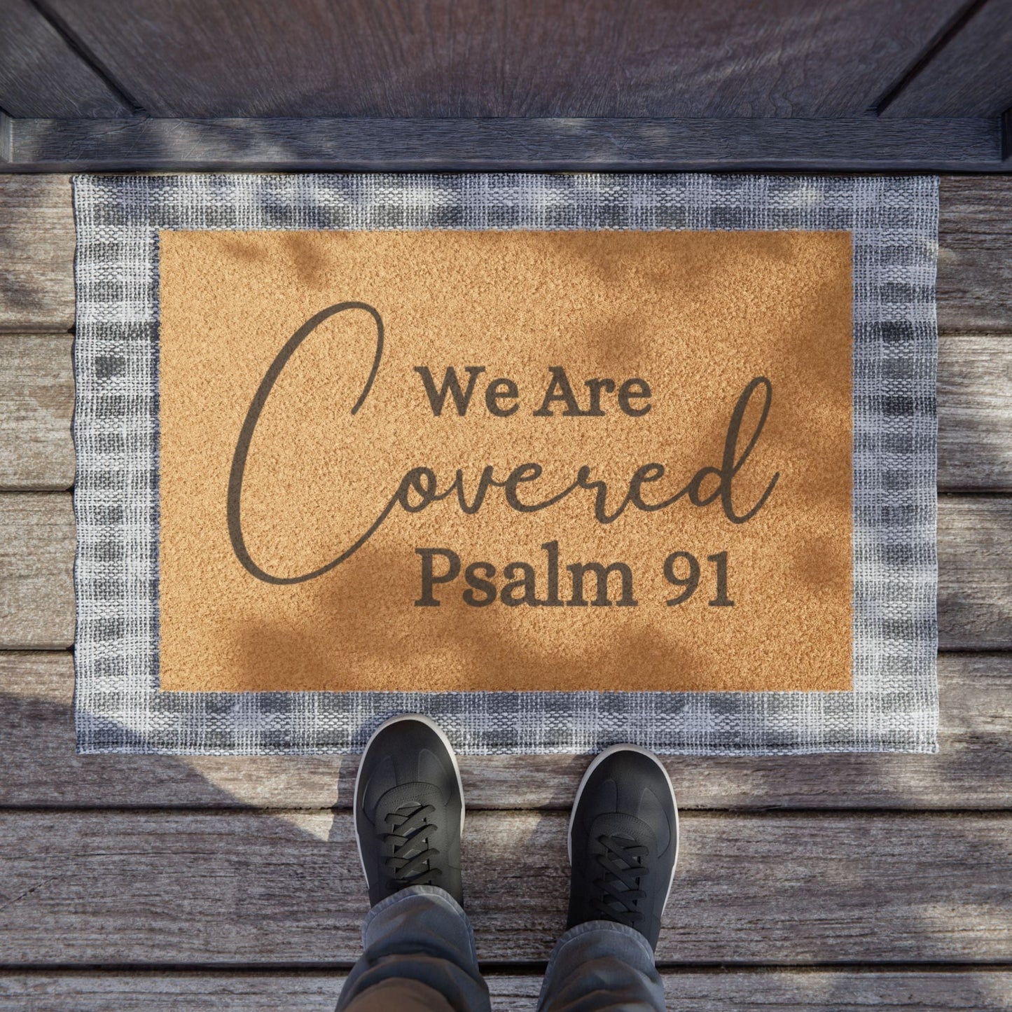 Inspirational Welcome Doormat